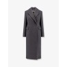 Recycled wool blend coat