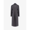 Recycled wool blend coat