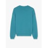 Cotton sweatshirt with iconic embroidered logo on the front