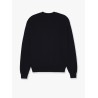 Cotton sweatshirt with iconic embroidered logo on the front