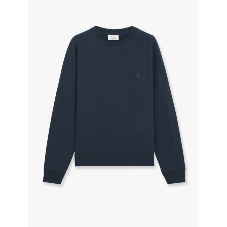 Cotton sweatshirt with iconic patch