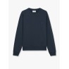 Cotton sweatshirt with iconic patch