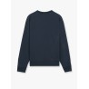 Cotton sweatshirt with iconic patch