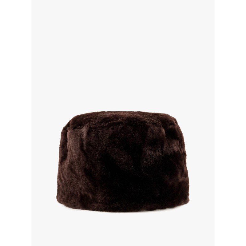 Shearling hat