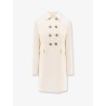 Wool coat with interlocking gg buttons