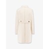 Wool coat with interlocking gg buttons