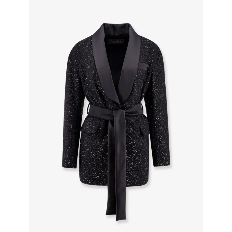 Pau viscose blend blazer with all-over sequins