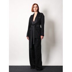 Pau viscose blend blazer with all-over sequins