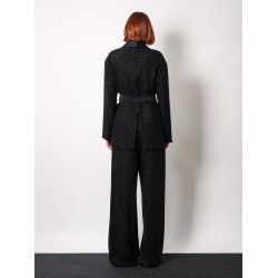 Pau viscose blend blazer with all-over sequins