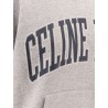 Cotton sweatshirt with celine paris print