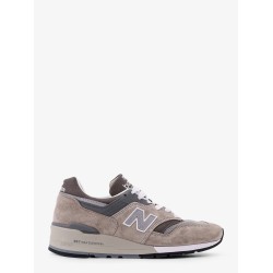 Suede and mesh sneakers