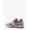 Suede and mesh sneakers