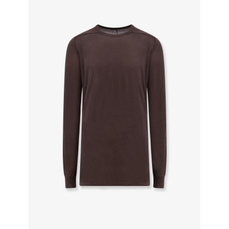 Sustainable viscose and silk t-shirt with logoed ribbon