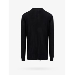 Sustainable viscose and silk t-shirt with logoed ribbon