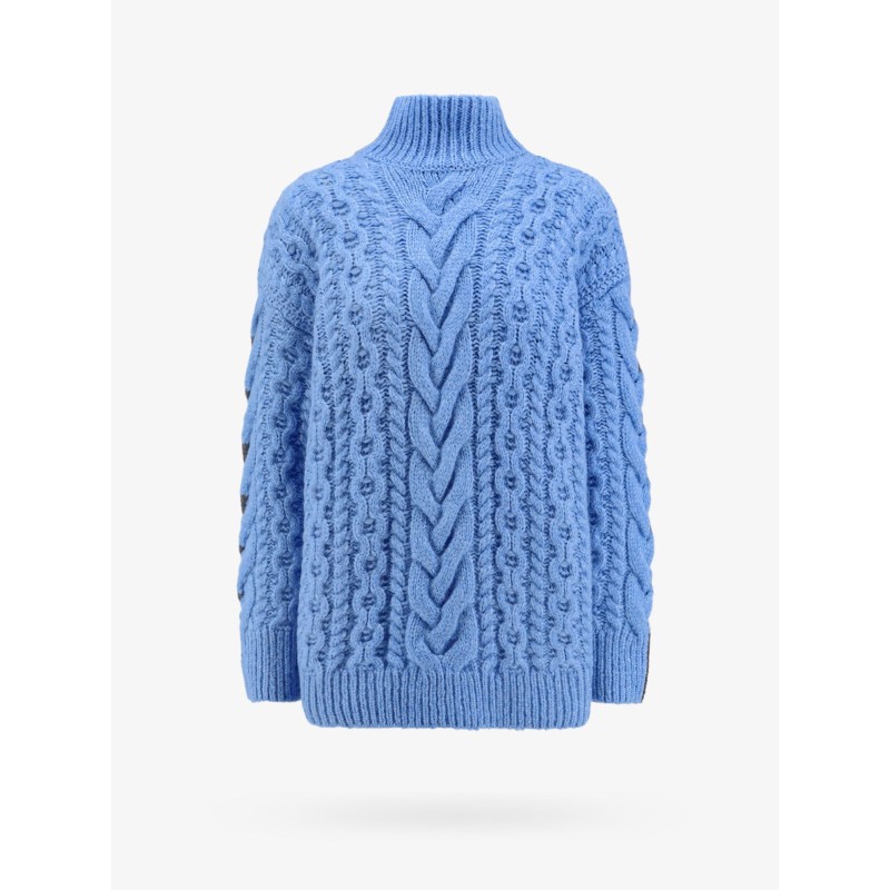 Bicolor alpaca blend sweater