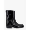 Biker leather boots with iconic studs
