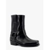 Biker leather boots with iconic studs