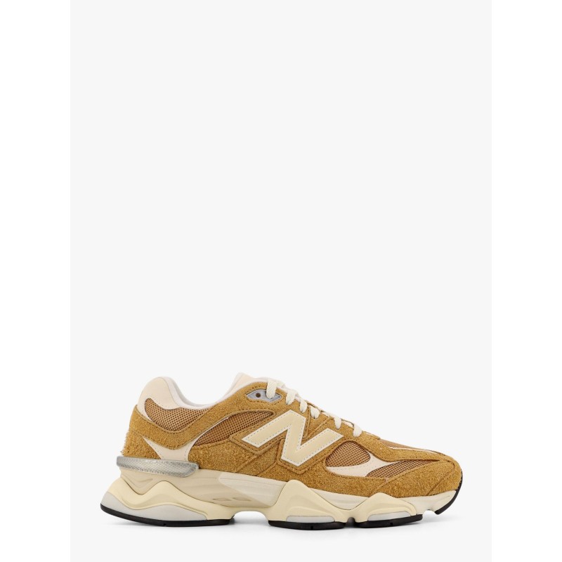 Mesh and suede sneakers with embroidered logo on the side