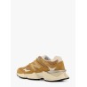 Mesh and suede sneakers with embroidered logo on the side
