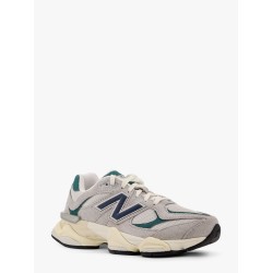 Mesh and suede sneakers with logo on the side