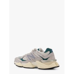 Mesh and suede sneakers with logo on the side