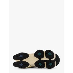 Mesh and suede sneakers with logo on the side