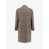 Prince-of-wales virgin wool coat