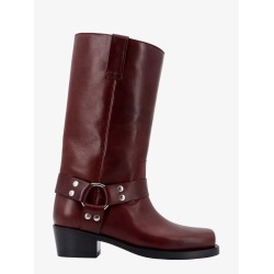 Leather boots