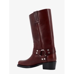 Leather boots