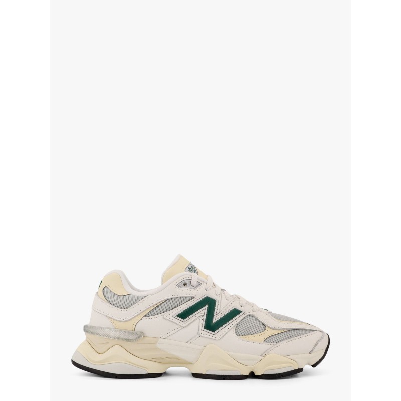 Mesh and leather sneakers