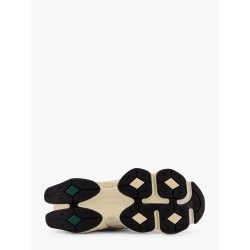 Mesh and leather sneakers