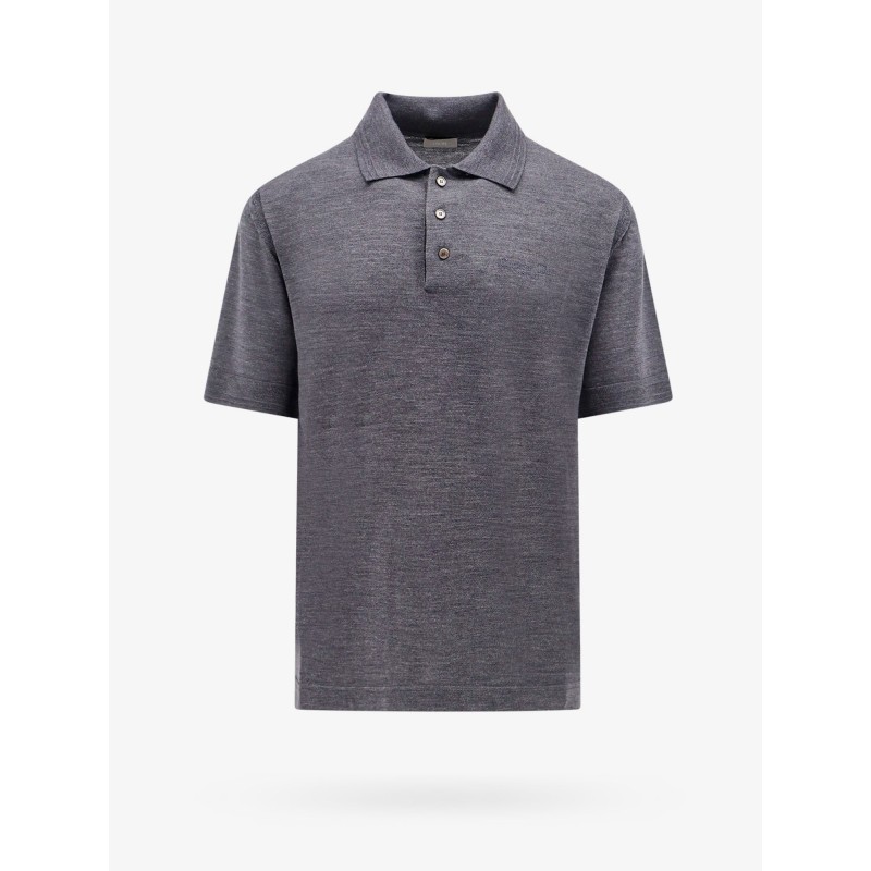 Virgin wool polo shirt