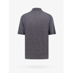 Virgin wool polo shirt