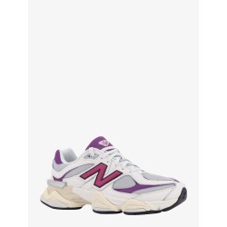 Mesh and leather sneakers