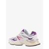Mesh and leather sneakers