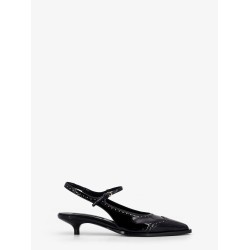 Patent leather décolleté