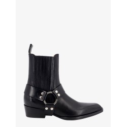 Leather anke boots