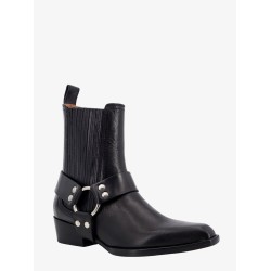 Leather anke boots
