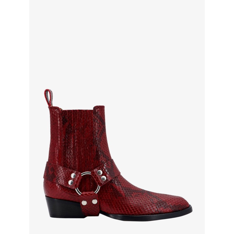 Leather ankle boots