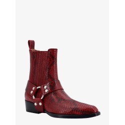 Leather ankle boots