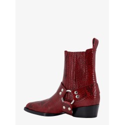Leather ankle boots