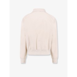 Cotton jacket with cd heart embroidery