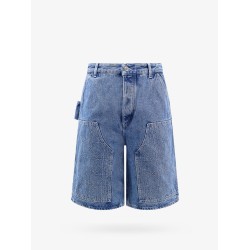 Six pockets denim bermuda shorts
