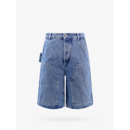 Six pockets denim bermuda shorts