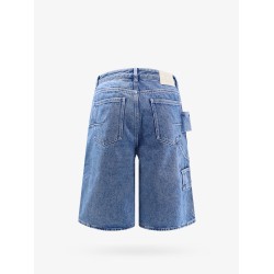 Six pockets denim bermuda shorts