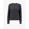 Alpaca blebd sweater with embroideries