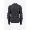 Alpaca blebd sweater with embroideries
