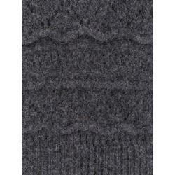 Alpaca blebd sweater with embroideries