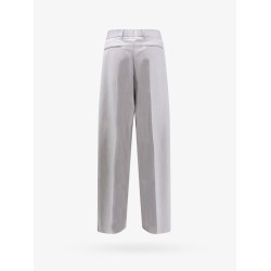 Wool blend trouser with striped motif