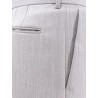 Wool blend trouser with striped motif